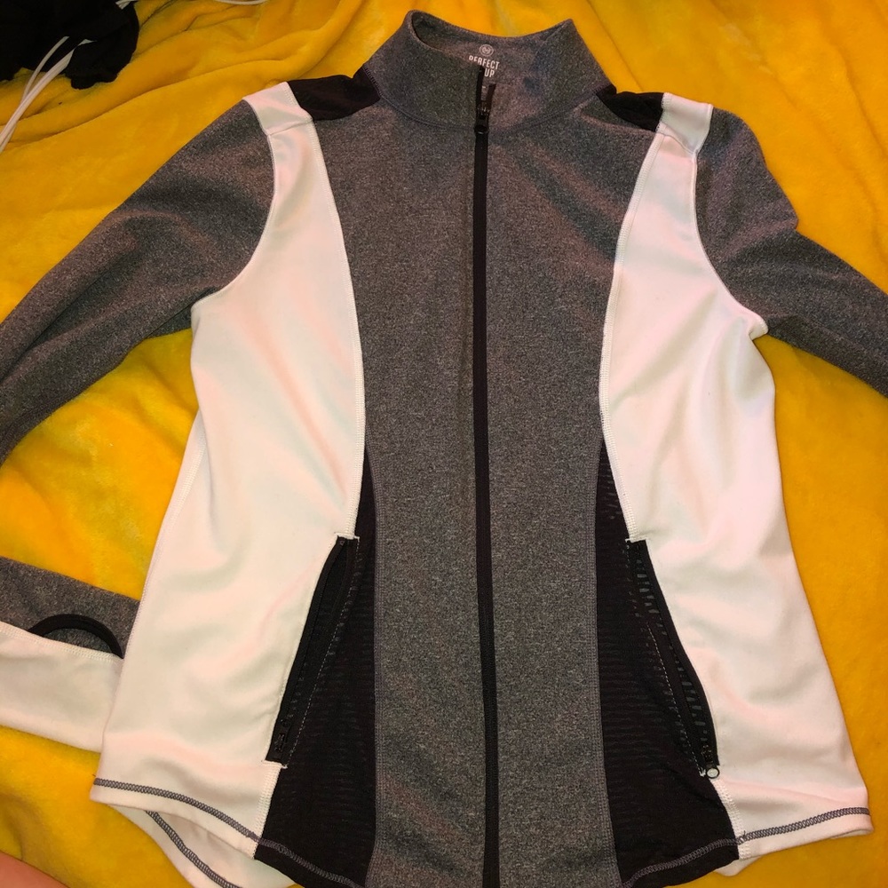 Zip up athletic jacket